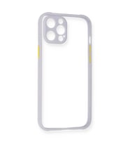 İphone 12 Kılıf Miami Şeffaf - Lila
