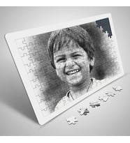 Karakalem Fotoğraf Efektli 240 Parça Puzzle
