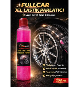 FULLCAR Jel Lastik Parlatıcı 200 ML (K.Pembe)