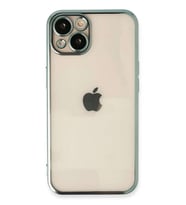 iPhone 14 Kılıf Razer Lensli Silikon - Yeşil
