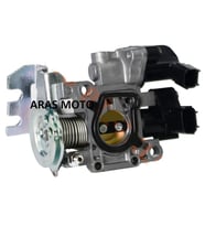 Honda Spacy 110 Karbüratör (Enjeksiyon)Komple Gaz Kelebeği Yeni Model 2012-2017 ARASMOTO (Siyah)