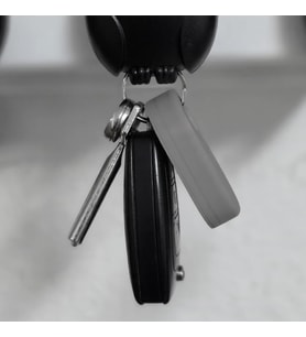 SmartTag2 ile Uyumlu Kılıf Darbelere ve Suya Dayanıklı Smart Tag 2 Plastik Koruyucu (Gri)