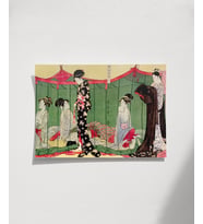 Çerçevesiz Poster Japon Kültürünün Dokusu (Çok Renkli)