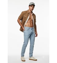 Erkek 512 Slim Taper Mavi Kot Pantolon -0008