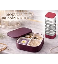 Modüler Düzenleyici Kutu  4 Bölmeli