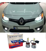 Renault Fluence Sis Uzun Far Ampulü H16 Duo Yeni Seri Beyaz