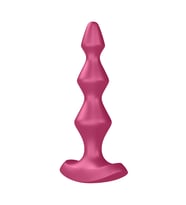 Satisfyer Lolli Plug 1 - 12 Modlu Titreşimli Şarjlı Bordo  Plug Vibratör