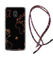 Xiaomi Redmi 8A 8 Pro 9C 9T 10C 11T Pro Kılıf Boyun Asklı Rasta Silikon Harita ve Uçak 1777
