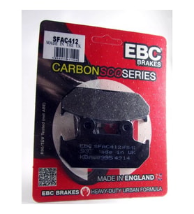 Ebc Sfac412 2003-2018 Suzuki Burgman AN 650 ABS Uyumlu Arka Fren Balatası Karbon