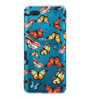 PrintiFy Oppo AX7 ile Uyumlu Water Color 2  Kamera Korumalı Şeffaf  Kılıf
