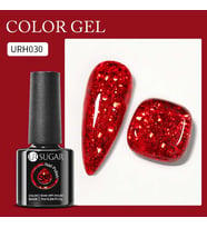 UR SUGAR KIRMIZI SİMLİ KALICI OJE 7 ML URH030 GLİTTER RED