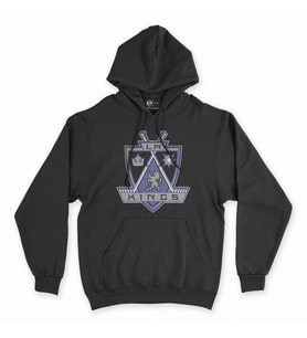 Los Angeles Kings Siyah Kapşonlu Sweatshirt Hoddie