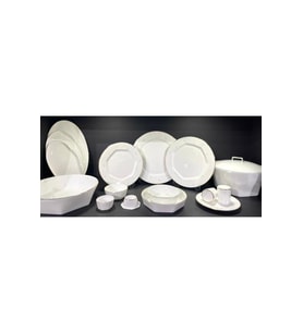 Koleksiyon Mıslına Yemek Takımı 122 Parça Altın Gri Çiçek 31000035952