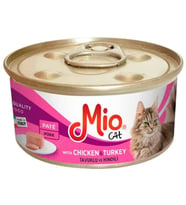 Mio Tavuklu ve Hindili Yetişkin Kedi Konservesi 85 Gr