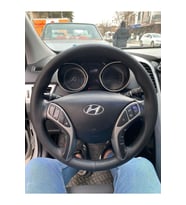 DİKİŞLİ DİREKSİYON KILIFI DAMARLI DERİ SİYAH DİKİŞLİ HYUNDAİ İX35 İÇİN HIZLI KARGO