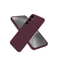 Samsung Galaxy A36 Kılıf First Silikon - Mürdüm