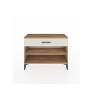 Arges Şifonyer Tek Raflı Tek Çekmeceli 88x30x64 Çam-Aytaşı