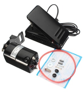 150W Ev Tipi Aile Dikiş Makine Motoru ve Pedalı