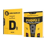 HIZ YAYINLARI 8. Sınıf Din Kültürü ve Ahlak Bilgisi Soru Bankası + Hibrit Soru Bankası (Konu Anlatım