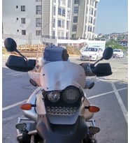 MOTOCAM BmwR 1150 ADV Ön Cam 2002-2006 Model 52cm Şeffaf Renkli 4mm