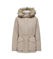 Only Lucia Kürklü Kapüşonlu Kadın Parka Mont 15293847