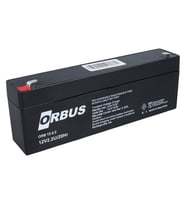 ORBUS 12 VOLT - 2.2 AMPER YATIK UZUN AKÜ (176 X 61 X 33 MM)