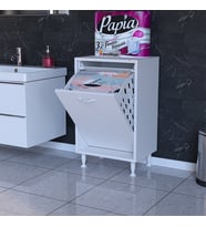 Modilayn Söke 50x75x32,5 Sepetli Banyo Dolabı Çok Amaçlı Dolap Kirlı Çamaşır Dolabı Mutfak Dolabı