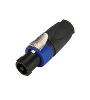 Spekon Erkek Fiş - 4 Pin Jak Konnektör Kaliteli - 1 ADET (Siyah)