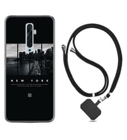 Oppo Reno 2Z 4 Lite 4 Pro 5 6 7 A31 Kılıf Boyun Askılı Silikon New York 1612