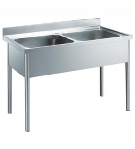 Electrolux Professional 2 Evyeli Tezgah, Evyeleri 500x600x300mm - 1400 Mm LG1426EN