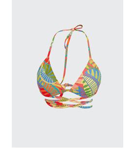 LCW DREAM Mercan Çıkarılabilir Pedli Desenli Kadın Bikini Üst