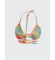 LCW DREAM Mercan Çıkarılabilir Pedli Desenli Kadın Bikini Üst