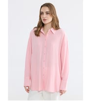 LCW EVERYDAY Pembe Dokulu Kadın Gömlek