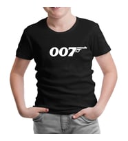 James Bond - 007 Siyah Çocuk Tshirt