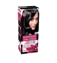 Garnier Çarpıcı Renkler Krem Saç Boyası - 1.0 Ekstra Yoğun Siyah