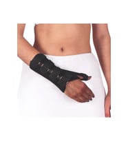 Orthocare 4522 Başparmak Destekli El Bilek Ateli Tespit Bandajı (Siyah)
