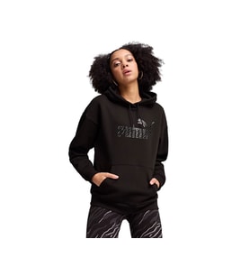 Puma Ess+ Animal Hoodie Fl Kadın Günlük Sweatshirts 68149201 Siyah
