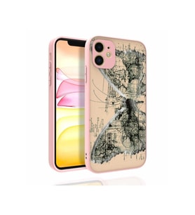 Apple iPhone 11 Uyumlu Kılıf Desenli Kamera Korumalı Parlak Zore Nora Kapak (Model 4)