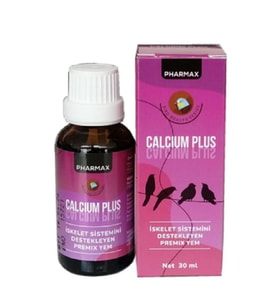 Pharmax Calcıum Kuşlar İçin Kalsium İskelet Destekleyici 30 ml