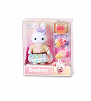 Bay Dreamy Aksesuarlı Tavşan Seti – Mini Figür ve Oyun Aksesuarları (6 Farklı Asorti Model)