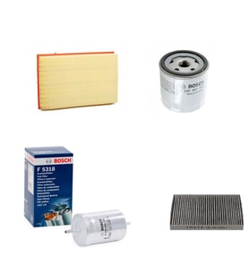 Bosch Filtre Bakım Seti Seat Leon 1.6 16v 1999-2006 AZD BCB Motor Hava + Yağ F + Yakıt F. + Polen Bosch