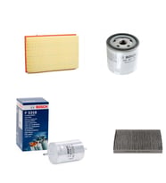 Bosch Filtre Bakım Seti Seat Leon 1.6 16v 1999-2006 AZD BCB Motor Hava + Yağ F + Yakıt F. + Polen Bosch