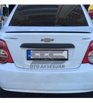 Chevrolet Aveo Bagaj Üstü Slim Spoiler Piano Black Parlak Siyah