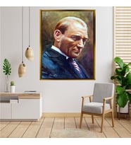 ÇERÇEVELİ ATATÜRK TABLO S679