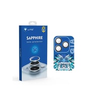 LİTO iPhone 15 Pro/15 Pro Max SAPPHİRE Kamera Lens Koruyucu Black Titanium