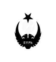 Ay Yıldız Kartal Göktürkçe Türk Oto Sticker Siyah 30*25 Cm