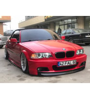 bmw e39 ön tampon eki lip - PLASTİK - PARLAK SİYAH