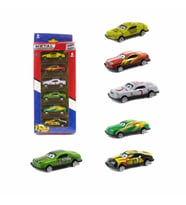 1:55 Ölçek Metal Model Arabalar 6lı Set 8 Cm (Çok Renkli)