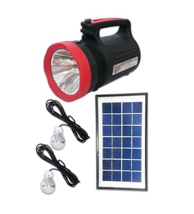 Güneş Enerjili LED Ampul Fener Taşınabilir Işık WT-315