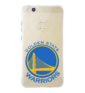 Huawei P10 Lite Uyumlu Kapak Golden State Warriors Tasarımlı Şeffaf Silikon Kılıf